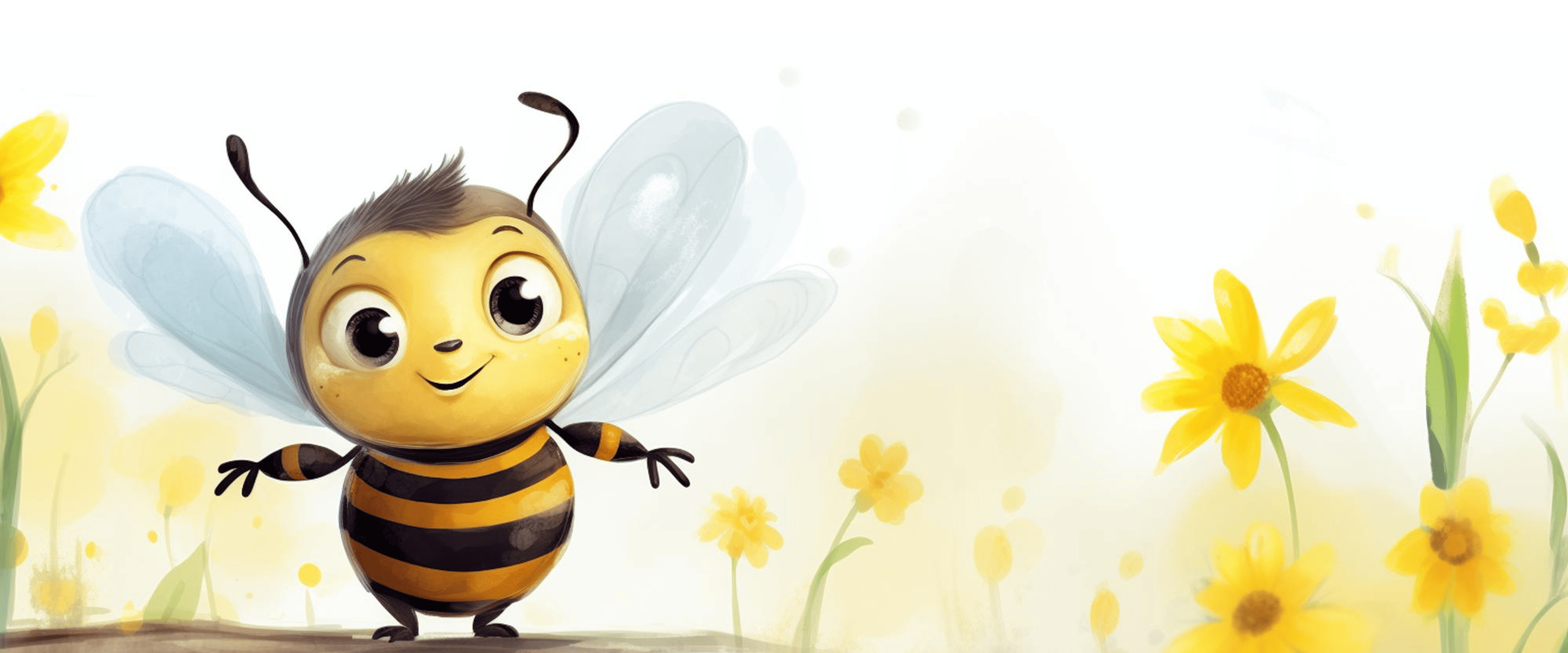 Friendly Bee Character